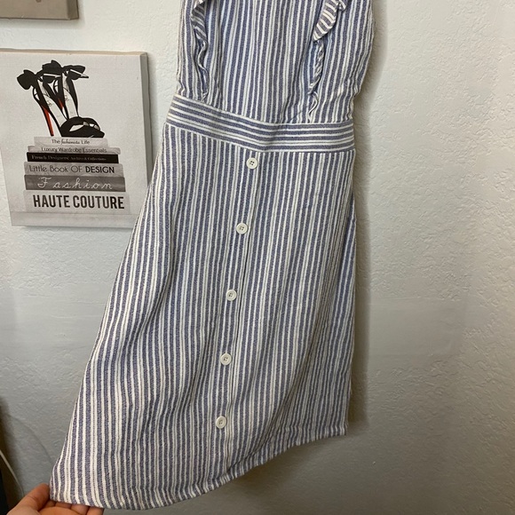 Lost + Wander Blue/White Striped Dress - Picture 2 of 8